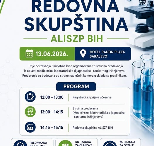 POZIV NA REDOVNU SKUPŠTINU ALISZP BIH